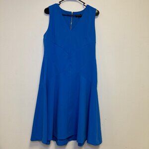 DKNY Blue Jersey Knit Dress Size 12